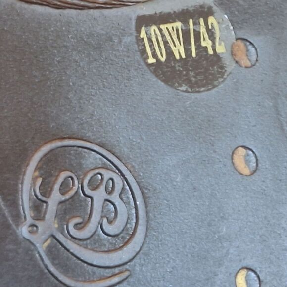 Lucky Brand Basel Booties Toffee Side Zip 1.5" Block Heel Round Toe 10W *WIDE* - Picture 16 of 16